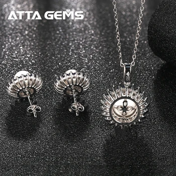 Naturlige Perle Sølv S925 Smykker Sæt, ferskvand Perle Top Kvalitet Oprettet Blå Safir Klassisk Romantisk Stil for Kvinder