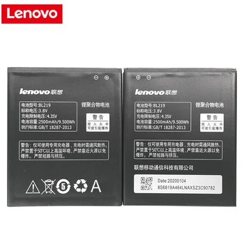 Originale Lenovo Backup BL219 2500mAh Mobiltelefon Batteri til Lenovo A768T A850+ A880 A889 A890E A916 S810T S856 Telefon