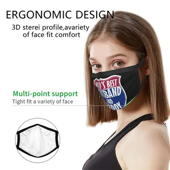 Verdens Bedste Mand Og Far Fars Dag Custom Design Ansigt Maske Til Voksne Børn Anti Støv Bedste Til Bedste Mand Og Far