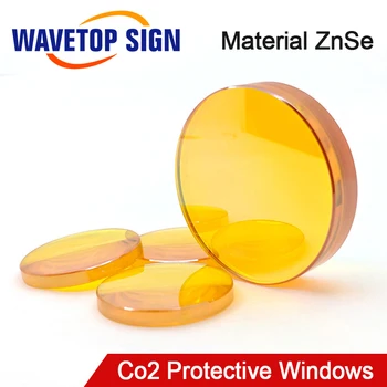 Co2 Laser Beskyttende Windows ZnSe Materiale Dia.12 19 20 25 38.1 mm for Co2-Høj Effekt Laser Cutting og Skønhed Instrument