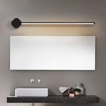 9-17w Spejl lys væglampe Led badeværelse Sort/Hvid Moderne makeup dressing badeværelse led mirror lampe stativ