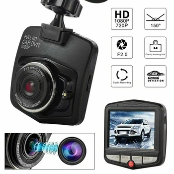 2,4 Tommer HD 1080P Bil Kamera Dash Cam DVR Video-Optager med nattesyn Bil Kamera