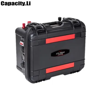 12V Sol Batteri Pack 200A lifepo4 BMS Genopladeligt Batteri Vandtæt UPS Supply EV Sol Opbevaring Autocamper Sol