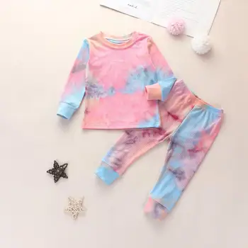 Baby Tøj Efteråret Børn Piger Tøj Drenge Sætter Børn i Pyjamas Træningsdragt For Piger Outfits Børn Nattøj Plus velvet Varm