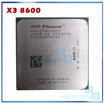 AMD Phenom X3 8600 Triple-Core DeskTop 2.3 GHz CPU HD8600WCJ3BGD HD860BWCJ3BGD Socket AM2+/940pin
