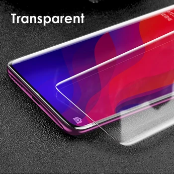 Akcoo Nano UV-flydende lim glas skærm protektor til OPPO Find X fuld dækning hærdet glas klart finde x skærm beskyttere
