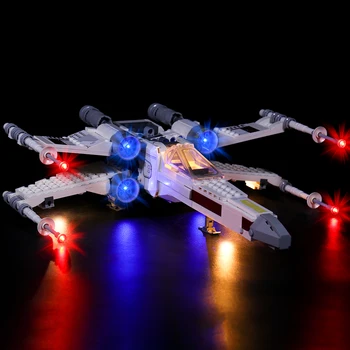 LED Lys Kit for Wars Luke Skywalker ' s X-Wing Fighter Belysning For 75301( Inkluderer Ikke Lego-Sæt )