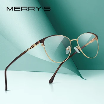 MERRYS DESIGN Kvinder Mode Trend Cat Eye Briller Full Frame Damer Nærsynethed Briller Recept Optiske Briller S2028