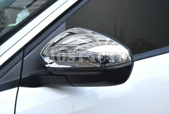 For Peugeot 3008 3008 GT ABS Chrome Side bakspejl Dække Trim 2016-2019 2stk Bil Tilbehør Indvendige Bil Indretning Bil Trim