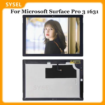 For Microsoft Surface Pro3 Pro 3 (1631) TOM12H20 LCD-Skærm Digitizer Touch-Panel Glas Montage
