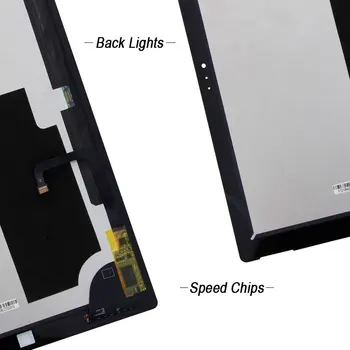 For Microsoft Surface Pro3 Pro 3 (1631) TOM12H20 LCD-Skærm Digitizer Touch-Panel Glas Montage