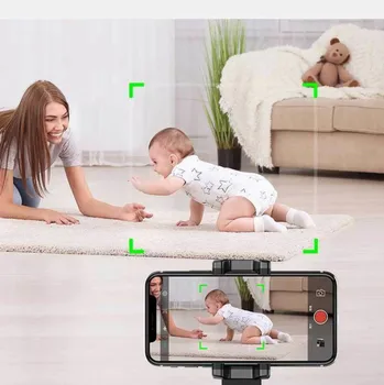 Smart Optagelse Selfie Stick Stativ Intelligent Følge 360° Rotation Ansigt Objekt Tracking Smart AI Gimbal Fotografering Kamera