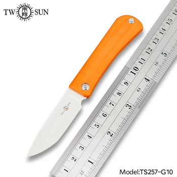 TWOSUN Knive M390 Kniv GLIDE FÆLLES Folde Pocket Kniv Camping Kniv Jagt Kniv Overlevelse Udendørs Værktøj EDC G10 Håndtere TS257