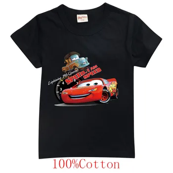 Disney Sommeren 3D-Print T-Shirt til Piger, Drenge, Teens McQueen Biler Kids T-shirt Børn, Korte Ærmer Animationsfilm Tshirt Tee Toppe Gave