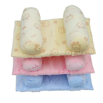 Hoved Støtte Til Nyfødte Hoved Positioner Anti-rollover Baby PillowBaby Bomuld Beskyttende Forme Pude Sove Pude