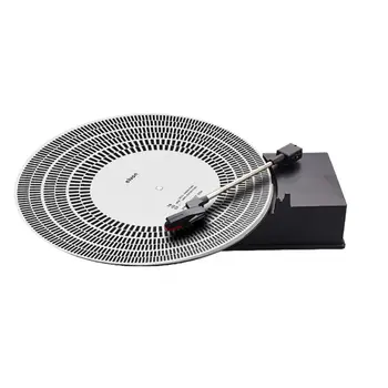 LP vinylplade Pladespiller Phono Omdrejningstæller Kalibrering Strobe Disc Stroboscope Mat 33 45 78 RPM