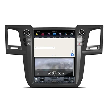 I Bilen Multimedia-Afspiller til Toyota Fortuner/Hilux 2008-GPS-Navigation, Stereo FM/AM-Radio Understøtter USB Carplay TPMS 4G+64G