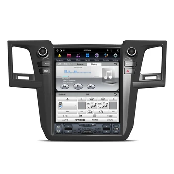 I Bilen Multimedia-Afspiller til Toyota Fortuner/Hilux 2008-GPS-Navigation, Stereo FM/AM-Radio Understøtter USB Carplay TPMS 4G+64G