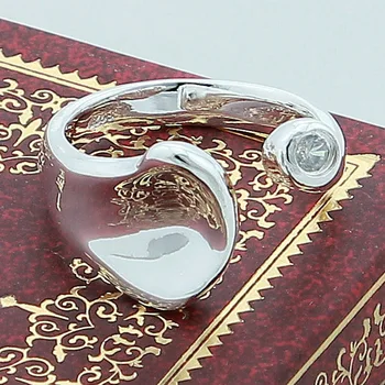 925 Sølv Smykker Ringe Tommelfinger Hat Ringe Til Kvinder, Mænd Mode Smykker