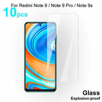 For Xiaomi Redmi Note 9 / Redmi Note 9 Pro Bemærk 9s Hærdet Glas Skærm Protektor Til Xiaomi Redmi Note 9 Pro Beskyttende Glas