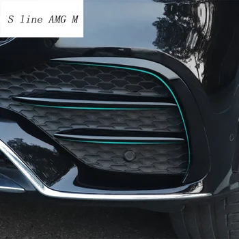 Bil styling til Mercedes Benz GLE Klasse W167 Foran Tåge Lys Lampe carbon fiber dekoration Trim Dækker Klistermærker Auto Tilbehør