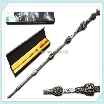 Gratis forsendelse Bedste sælger på Engros-HP magic wand 35cm Dumbledore skriften Edition Ikke-lysende tryllestav Gratis togbillet