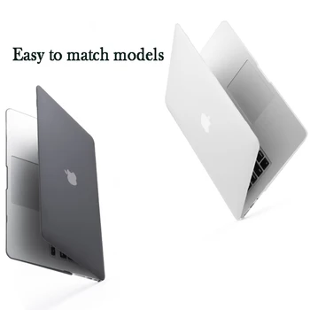 Krystal Gennemsigtig Laptop Case Til Apple MacBook Pro Retina Air 11 12 13 15 16 for mac book Air 13 Nye Pro 13.3 15 tommer shell