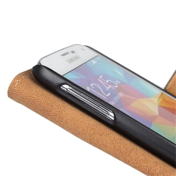 Premium Pu Læder Flip Cover, etui til Samsung Galaxy S5 Tegnebog, telefon-etui Til Samsung Galaxy S5 i9600 G900F beskyttende skal GG