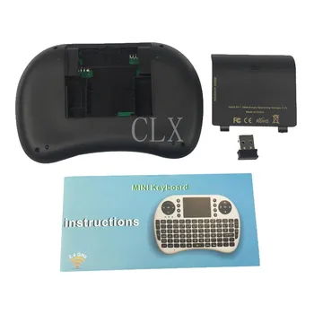 Raspberry pi 2.4 ghz Mini Teclado Sem Fio Flyve Air Mouse Multi-Media Controle Touchpad Håndholdte Remoto para-TV Android CAIXA