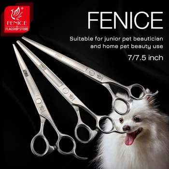 Fenice Dog Grooming en Saks, Skære Saks Professionel 7.0/7.5/8.0 tommer Dog Scissor