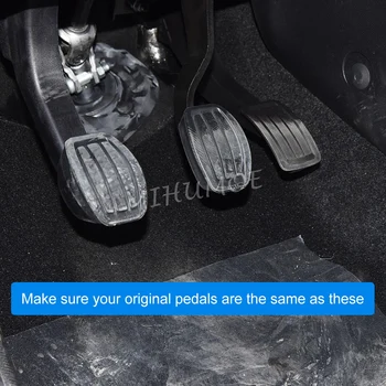 Kobling Bremse Gas Pedal Pad Cover Sæt For Peugeot 3008 GT 5008 508 SW Citroen C5 Aircross DS7 Crossback Opel Grandland X Manual