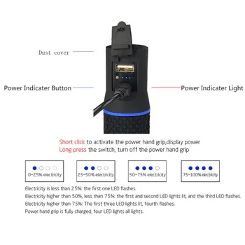 Håndholdte Power Bank Batteri Greb Udvidelse Monopod w Stativ til Insta360 One X Panoramiske Steder Kamera Tilbehør