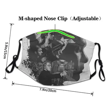 Cool Plakat Vaskbar Mascarillas Munden Maske Inception Film Leonardo Dom Cobb Genanvendelige Ansigtsmasker Anti Haze Maske