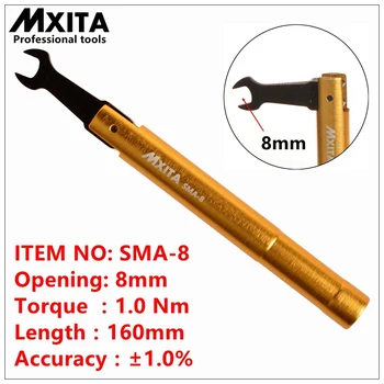 MXITA SMA momentnøgle RF-stik åbning 8MM electrommunication Coax-Adapter konverter Lige forgyldt skruenøgle