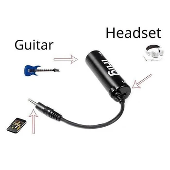 IRig 6stk Guitar Link o Interface Kabel-Rig Adapter Omformer System til Telefonen / iPad Nye Engros Salg