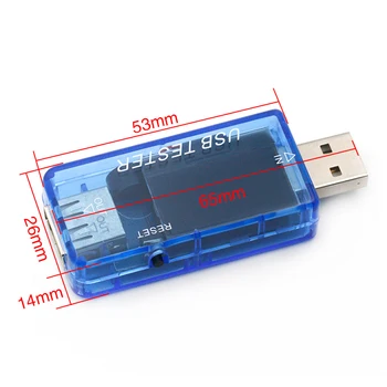 8-i-1 power bank oplader indikator USB-tester Digital voltmeter, aktuel spænding meter amp volt amperemeter detektor