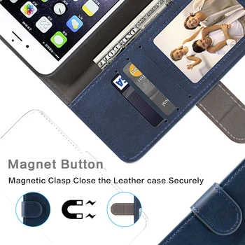 Tilfældet For Xiaomi Mi-8 SE Sag Magnetiske Wallet Læder Cover Til Xiaomi Mi-8 SE Stå Coque Telefonen Tilfælde
