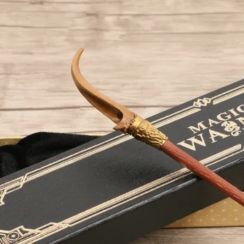 9 Typer af Magiske Dyr, Metal Core Harri Potters Magiske Tryllestave Cosplay Magiske Tryllestav Fortravlet Høj kvalitet Bronzing Ribbon Box