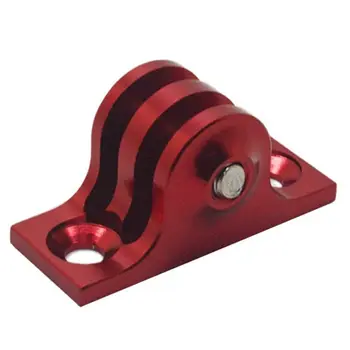 Rød Aluminium Flad Bund Adapter Montering + Skrue + Værktøj til Gopro Hero 1 2 3 3+ 4