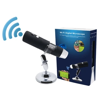 1080P WIFI Digital 1000x Mikroskop, Lup Kamera for Android, ios, iPhone, iPad 2018