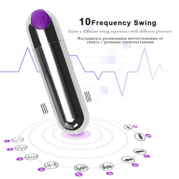 Stærk Strøm Mini Bullet Vibrator Reachargeable Muscle Massager Læift Stimulere Klitoris Vibrerende Elsker Æg