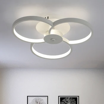 Moderne minimalistisk stue lampe ring loft belysning personlig soveværelser, studere, spisestue belysning