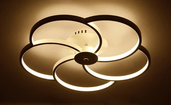 Moderne minimalistisk stue lampe ring loft belysning personlig soveværelser, studere, spisestue belysning