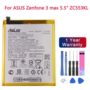 ASUS Oprindelige Høj Kapacitet C11P1609 4120mAh Batteri Til ASUS Zenfone 3 max 5.5