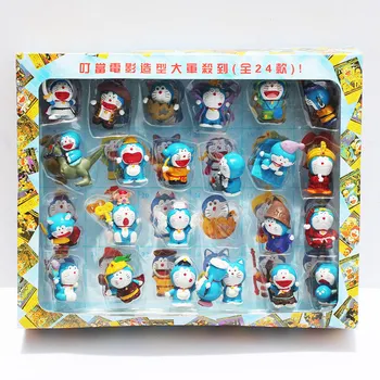 Høj kvalitet, 3-4cm Doraemon tal Nobita Nobi Figur PVC Dukker Shizuka Minamoto Takeshi Goda Dorami Doranikov
