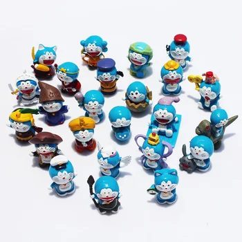 Høj kvalitet, 3-4cm Doraemon tal Nobita Nobi Figur PVC Dukker Shizuka Minamoto Takeshi Goda Dorami Doranikov