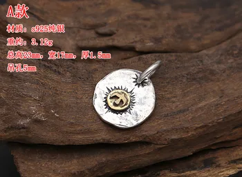 S925 Sterling Sølv Smykker, Vintage Thai Sølv Takahashi Goro Håndlavet Lille Eagle Mandlige Og Kvindelige Vedhæng