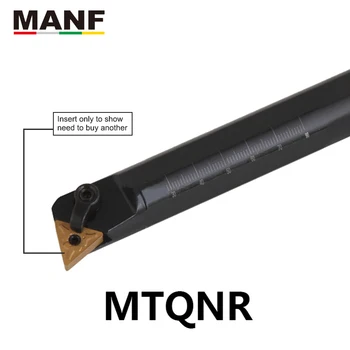 MANF Drejning 20mm 25mm S25S-MTQNR16 Indre Kedeligt værktøjsholdere Vendbare Store Platen Fastspænding CNC Drejebænk knivbjælken