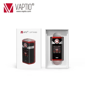 【STORBRITANNIEN LEVERING!!】Original Vaptio Capt ' N 220W TC Vape Box Mod E-cigaret Ingen 18650 Batteri-LED 0.005 s Brand Dampe E-Cig 510 Gevind