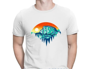 Design Sjov T-Shirt Til Mænd Yosemite Mountain Full Moon Rising T-Shirt Til Mænd Komisk Tøj Tshirt Søde Størrelse S-3xl Vintage